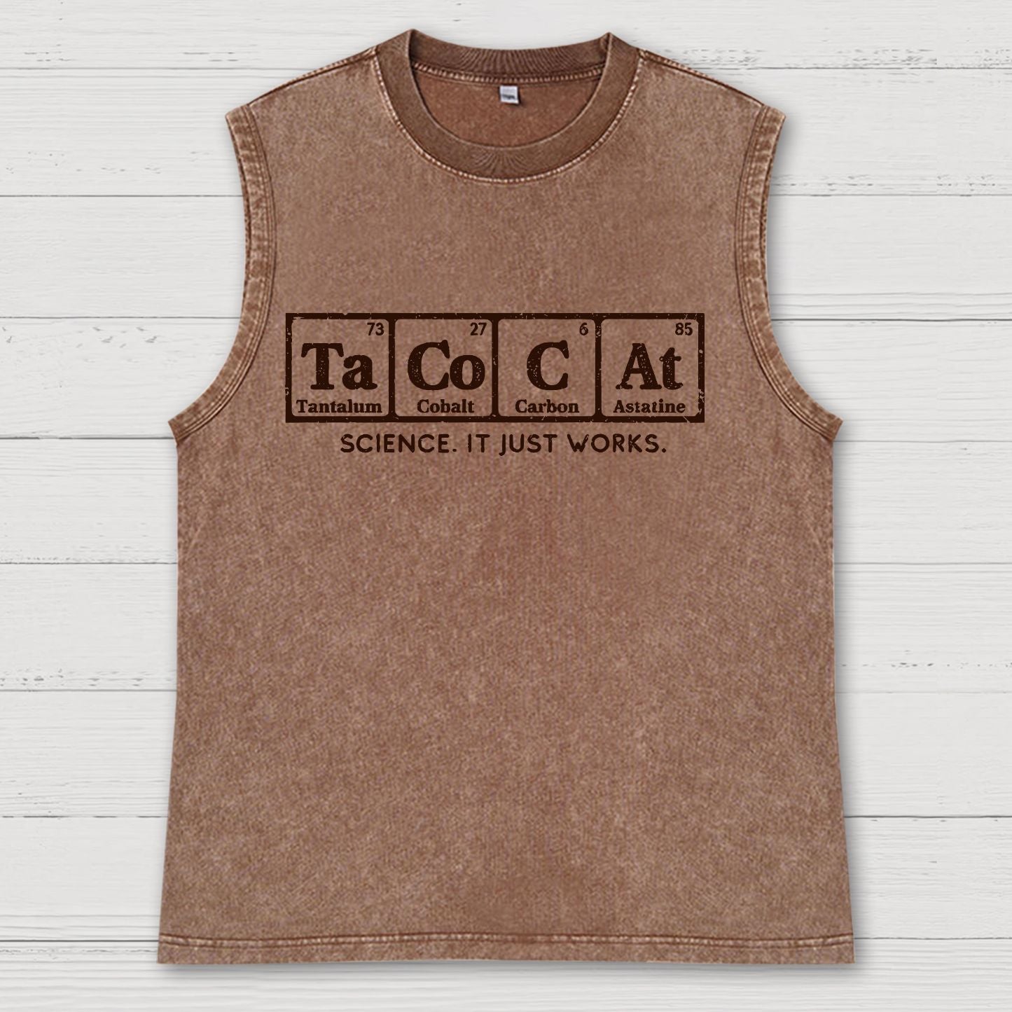 Tacocat Vintage Distressed Washed Tank