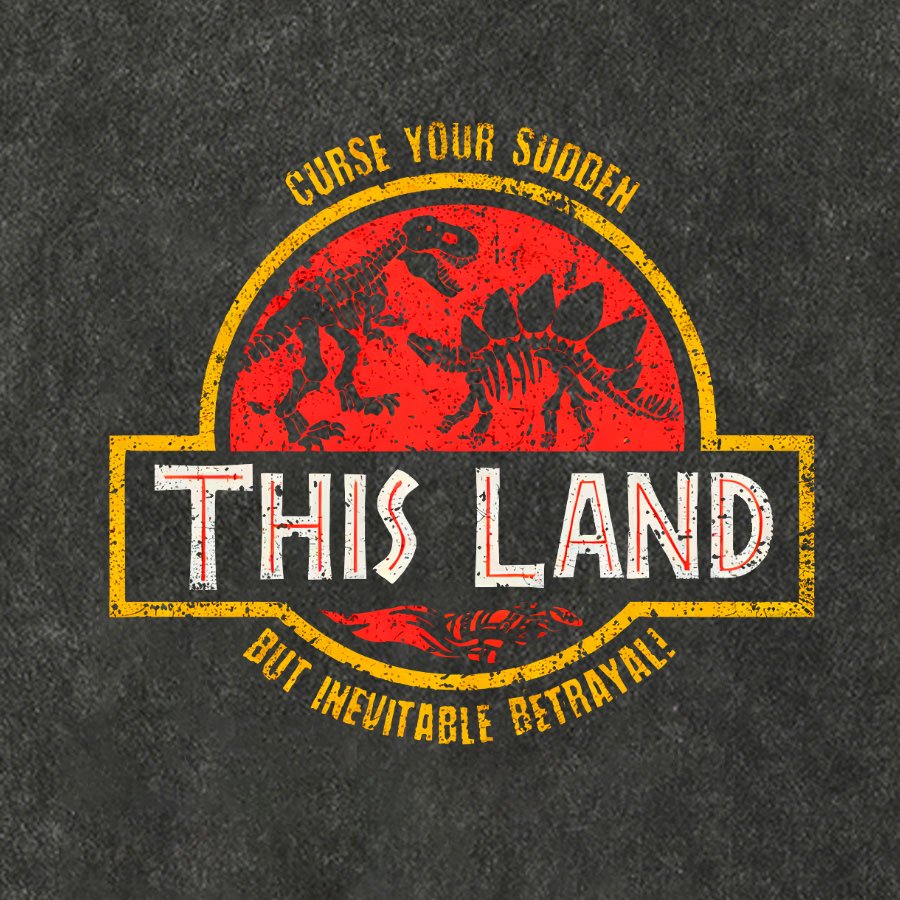 THIS LAND Vintage Distressed T-shirt