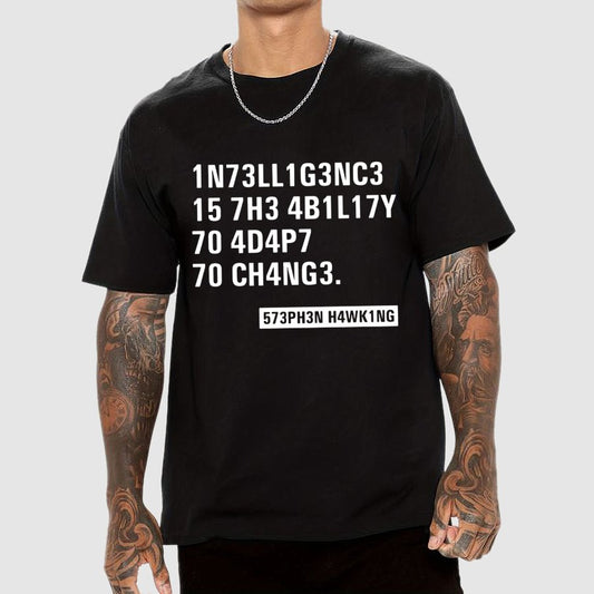 Intelligence - Famous Physicist Science Geeky T-Shirt