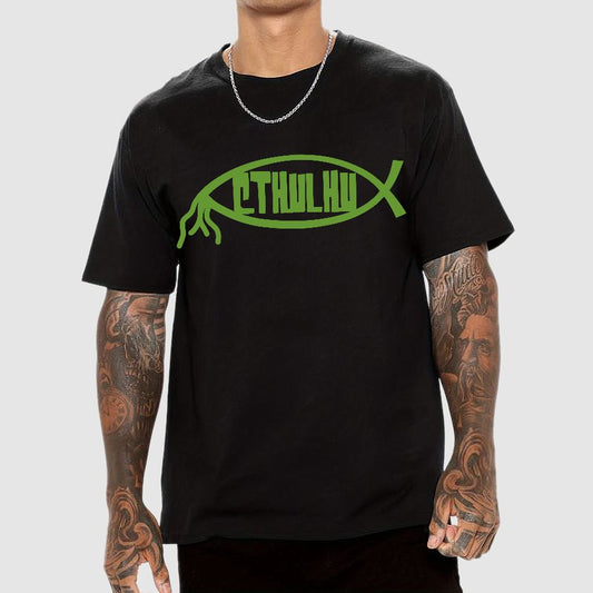Cthulhu Fish Geek T-Shirt
