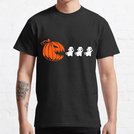 Funny Halloween Ghost Geeky T-Shirt