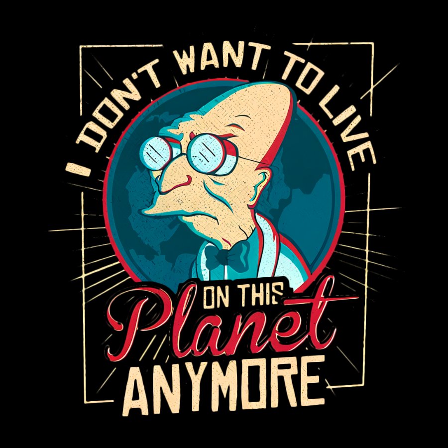 I Don't Want To Live On This Planet Anymore Geeky T-Shirt