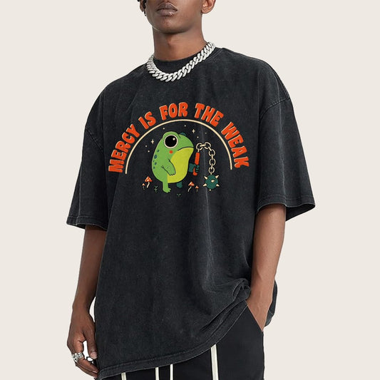 Mercy Is For The Weak Vintage Distressed T-shirt
