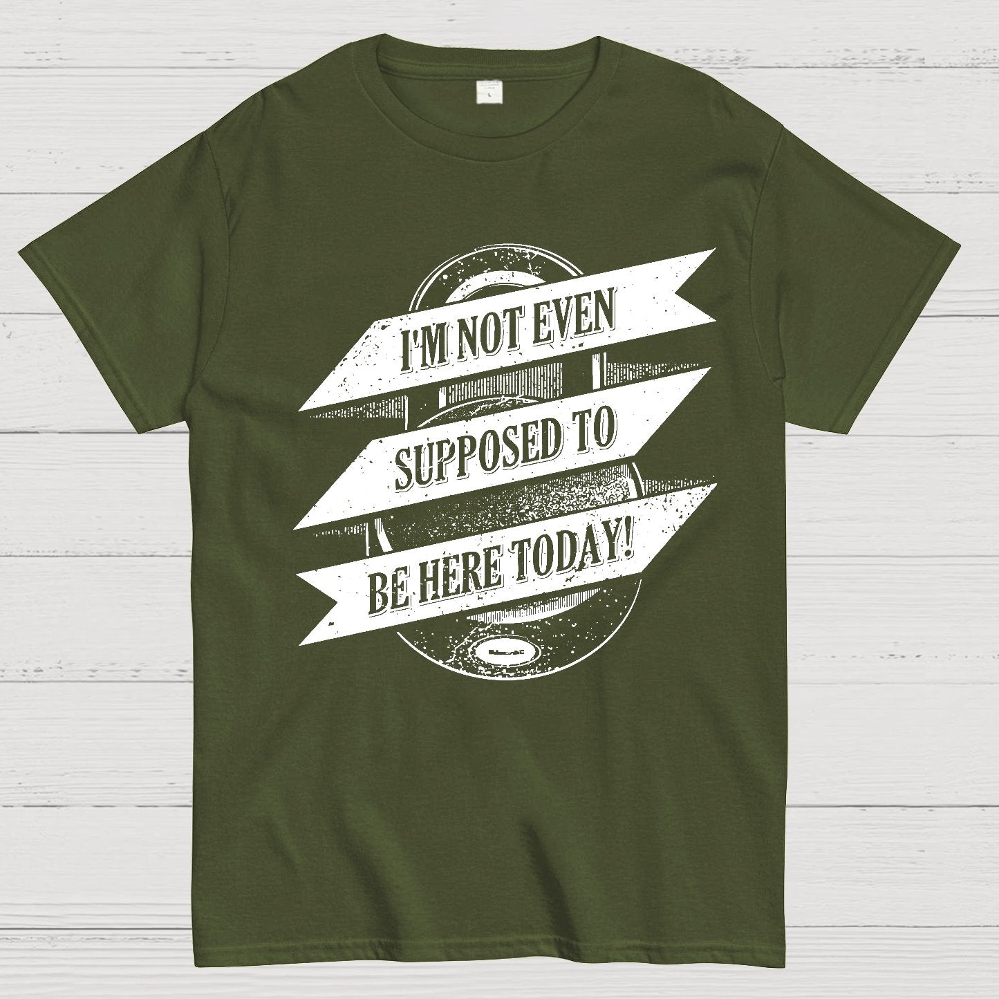 Not Supposed To Be Here Nerdy T-Shirt