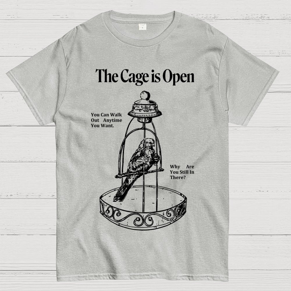Bird in a cage Geek T-Shirt