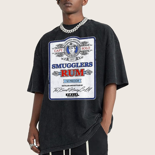 Smugglers Rum Vintage Distressed T-shirt