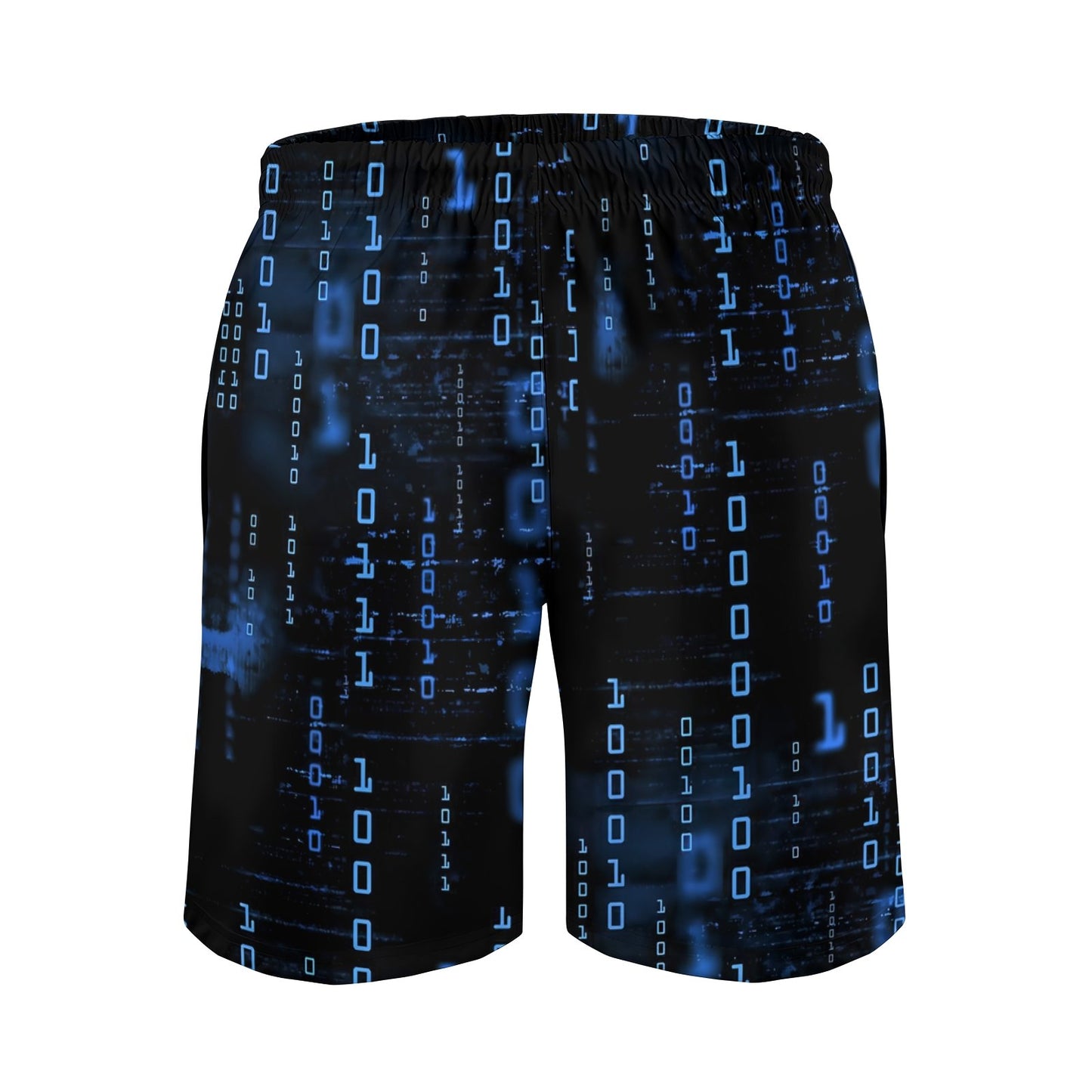 Blue Codes 0 And 1 Geek Shorts