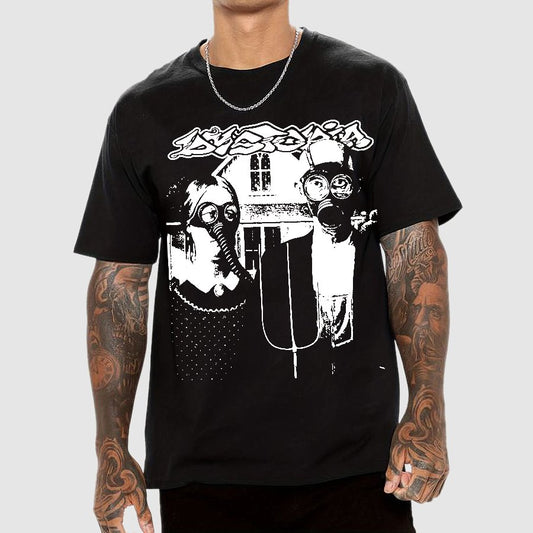 Dystopia Crust Punk Band Geek T-Shirt