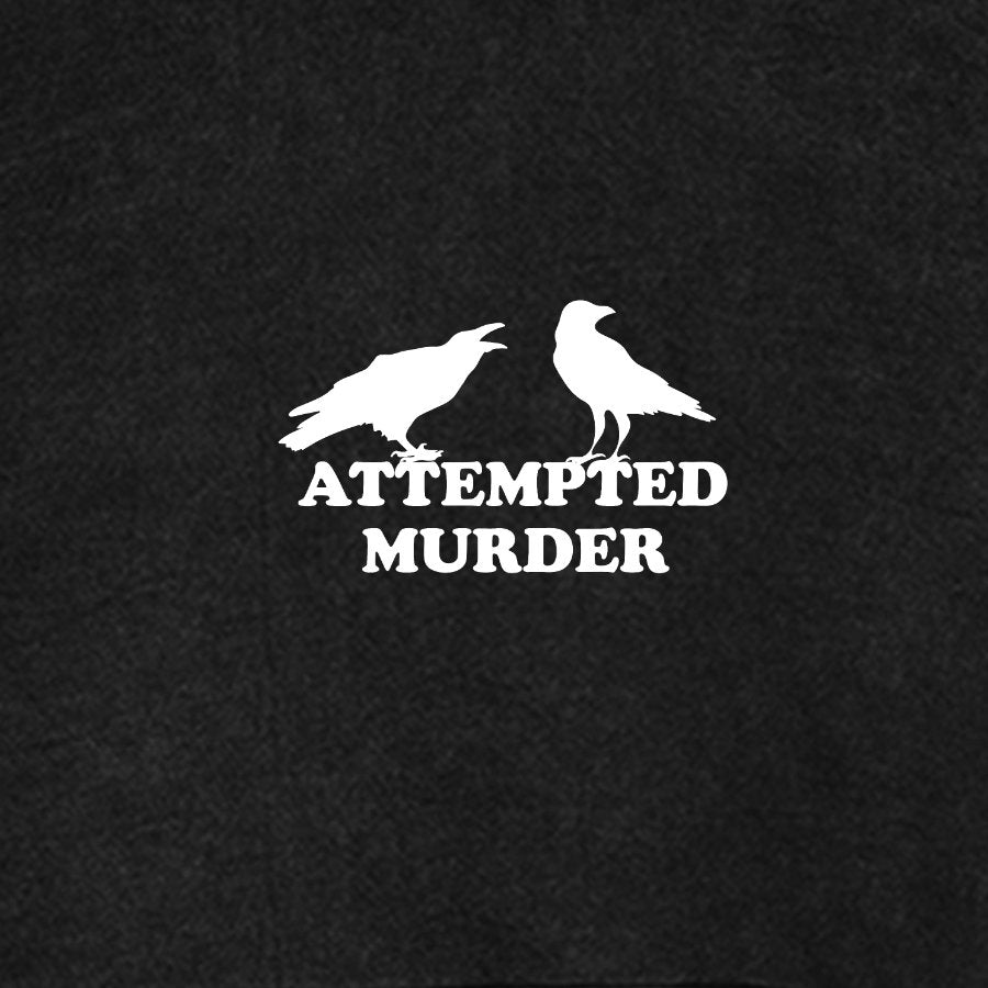 Attempted Murder Vintage Distressed Hoodie