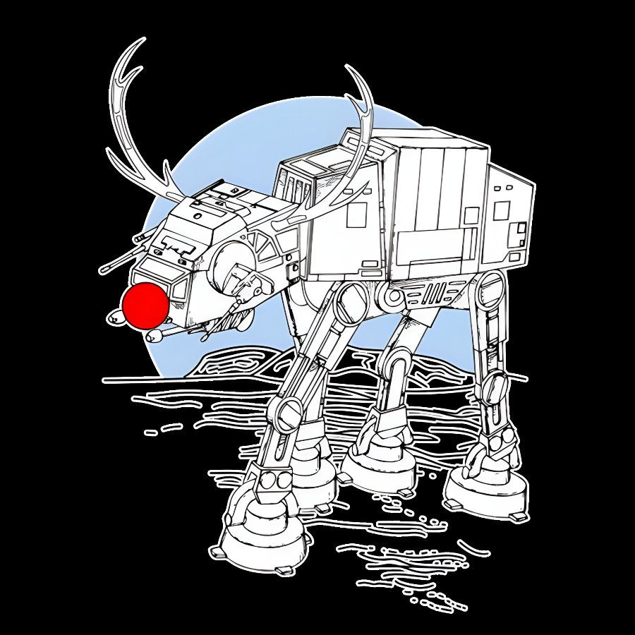 Christmas Robot Geek T-Shirt