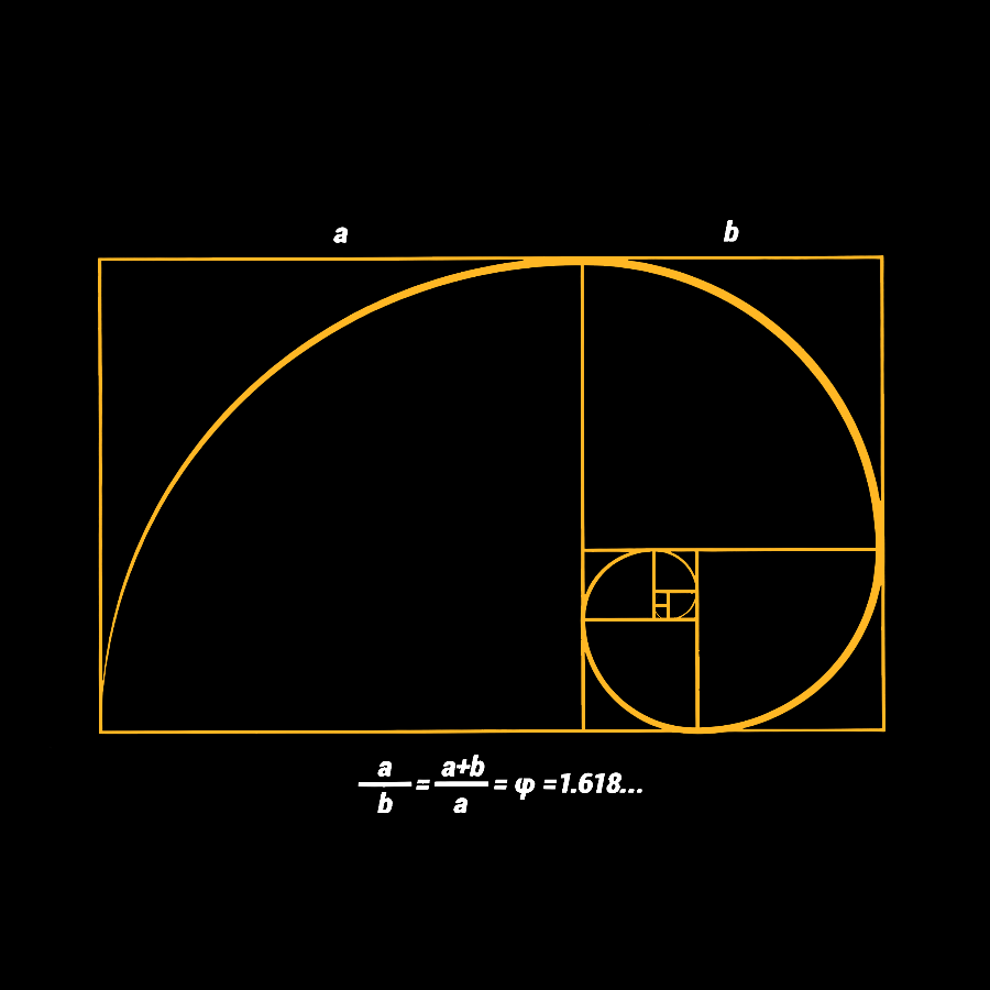 Fibonacci Shirt ∙ Math Art ∙ Science Engineer Geeky T-Shirt