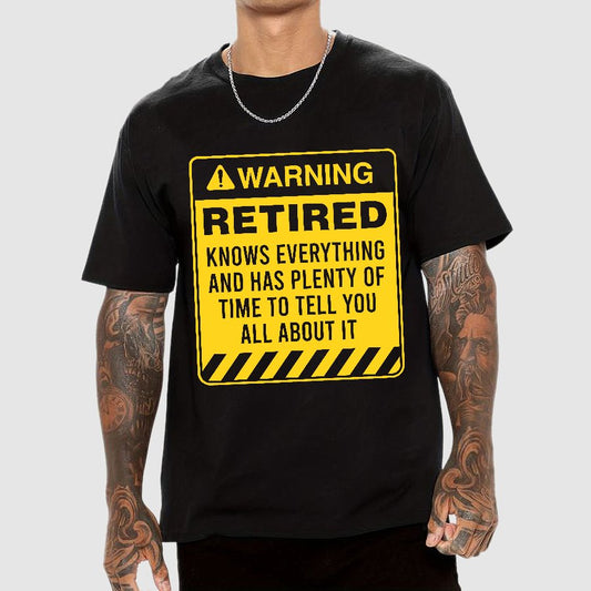 Retired Warning Geek T-Shirt