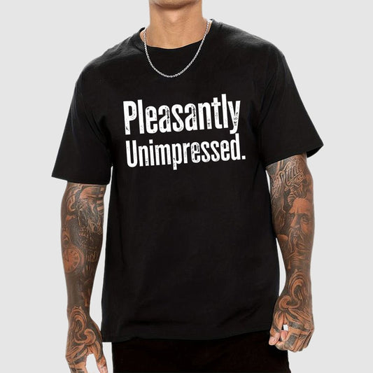 Pleasantly Unimpressed. Geek T-Shirt