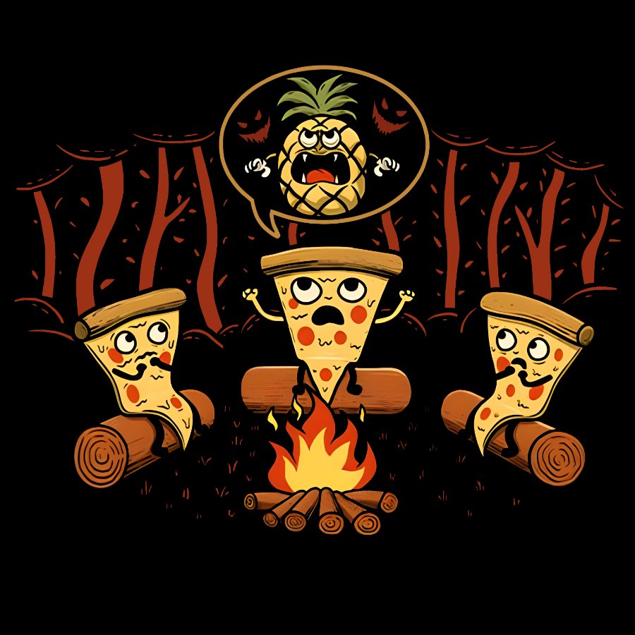 Pizza's Nightmare Geek T-Shirt