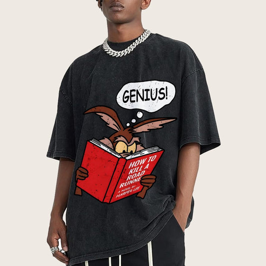 Genius Plan Vintage Distressed T-shirt