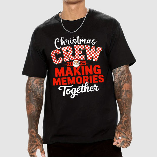 Retro Family Christmas Geek T-Shirt