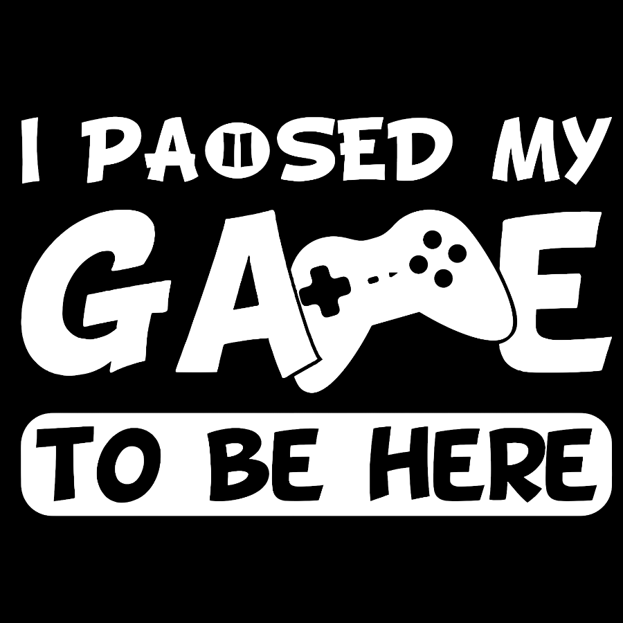 I Paused My Game To Be Here Geek T-Shirt