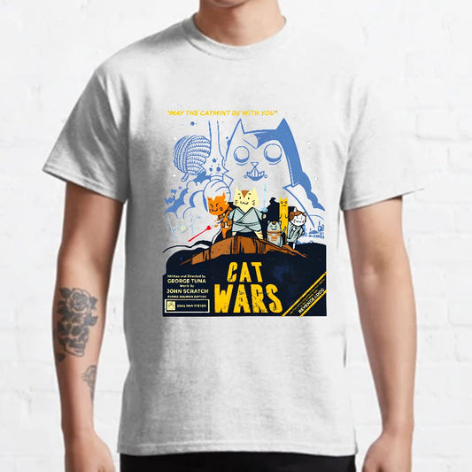 Cat Wars��Revenge of The Dog Geeky T-Shirt