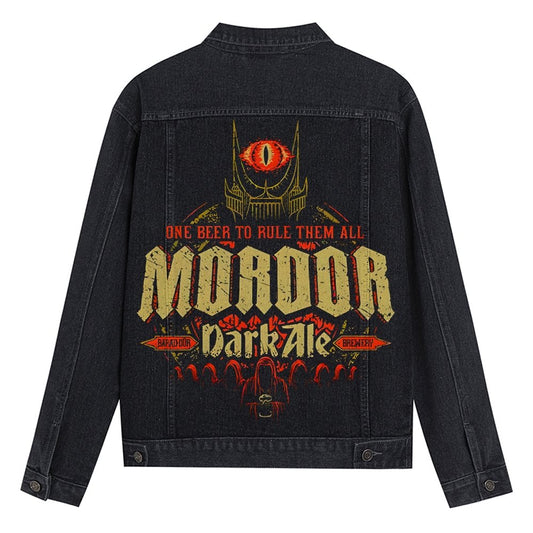 A Glass Of Beer Can Cure All Diseases Denim Jacket
