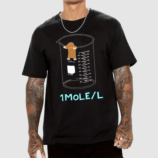 Ute One Mole Per Liter Chemistry Avogadros Day Geek T-Shirt