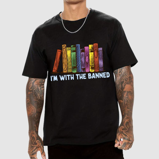 I'M With The Banned Geek T-Shirt