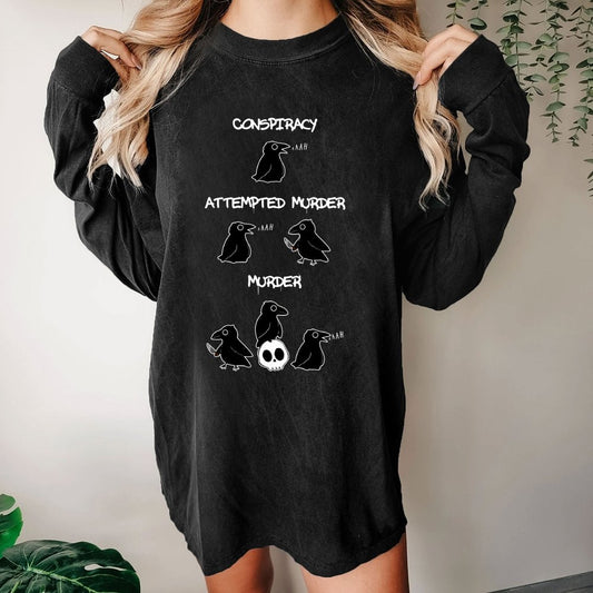 From Conspiracy To Murder Washed Long Sleeve Tee