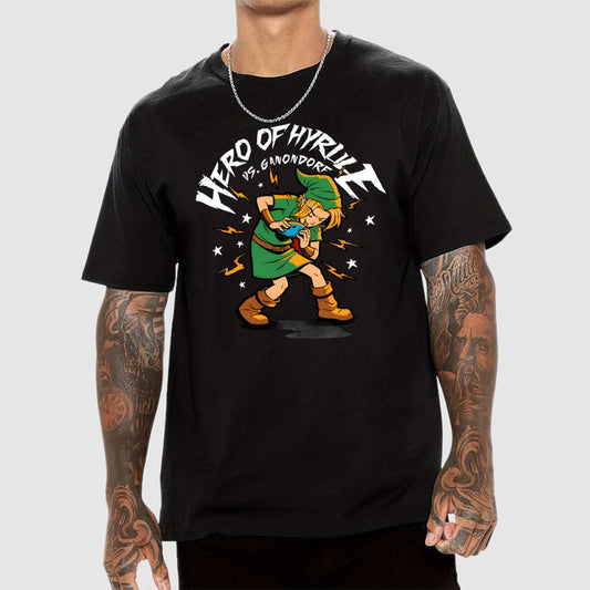 Hero Game Music Comic Geek T-Shirt