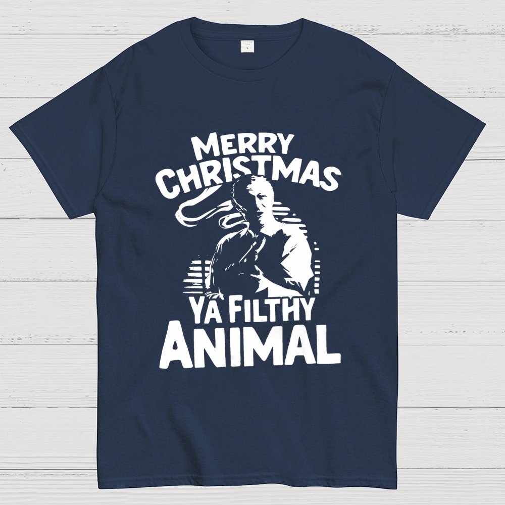 Merry Christmas Ya Filthy Animal Geek T-Shirt