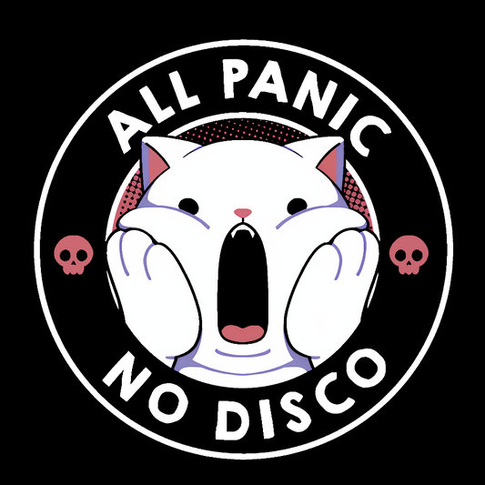 All Panic No Disco Funny Cat Geek Cotton Sweatshirt