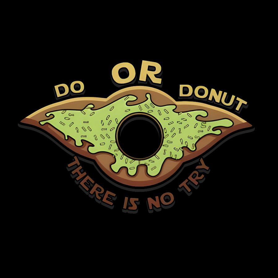 Do or Donut There is no try Geek T-Shirt