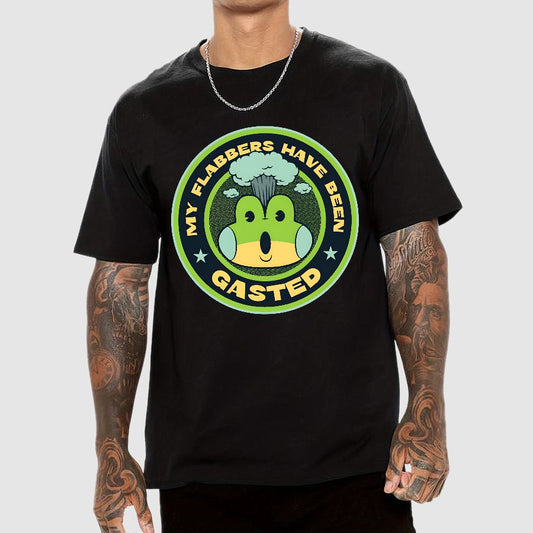 My Flabbers Have Been Gasted Funny Frog Geek T-Shirt