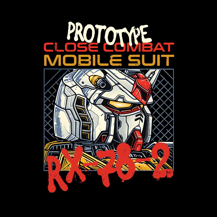 Close Combat Mobile Suit Geek T-Shirt