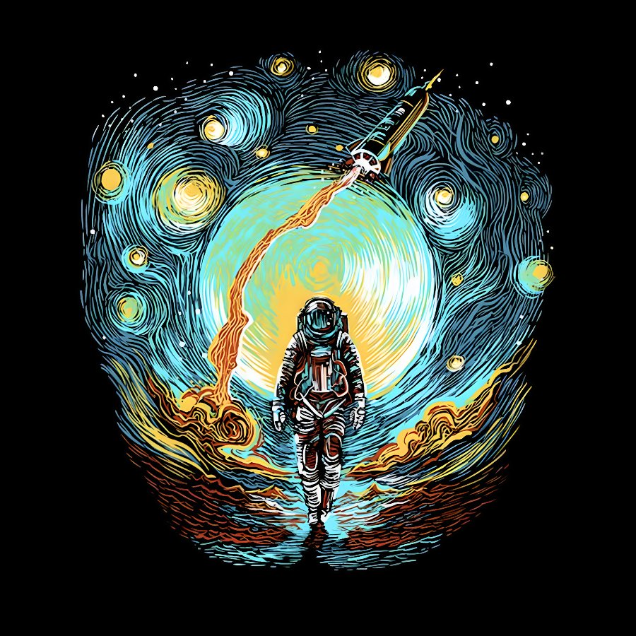 Starry Walk Geek T-Shirt