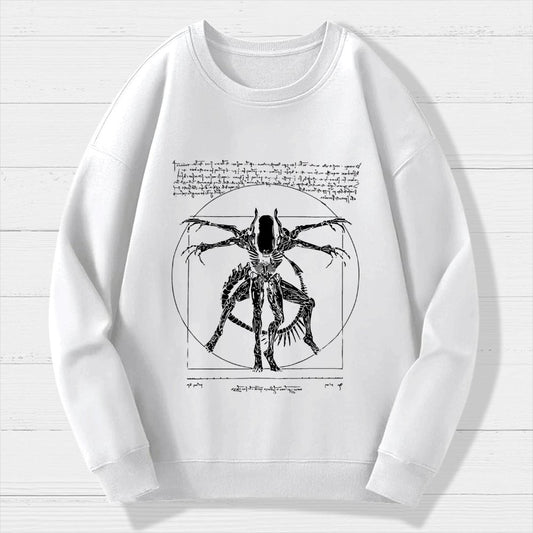 Mystery Creature Geek Cotton Sweatshirt