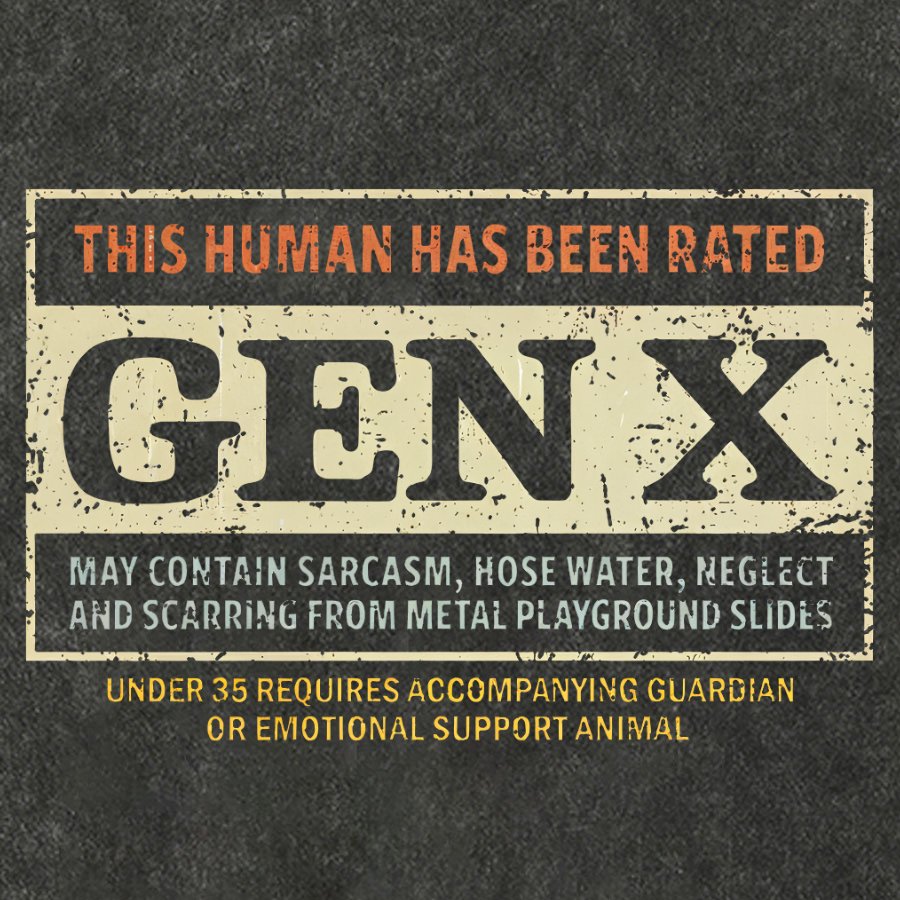 Gen X Vintage Distressed T-shirt