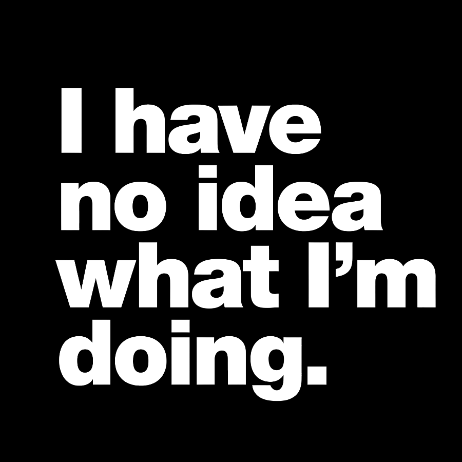 I Have No Idea What I'm Doing.Geeky T-Shirt