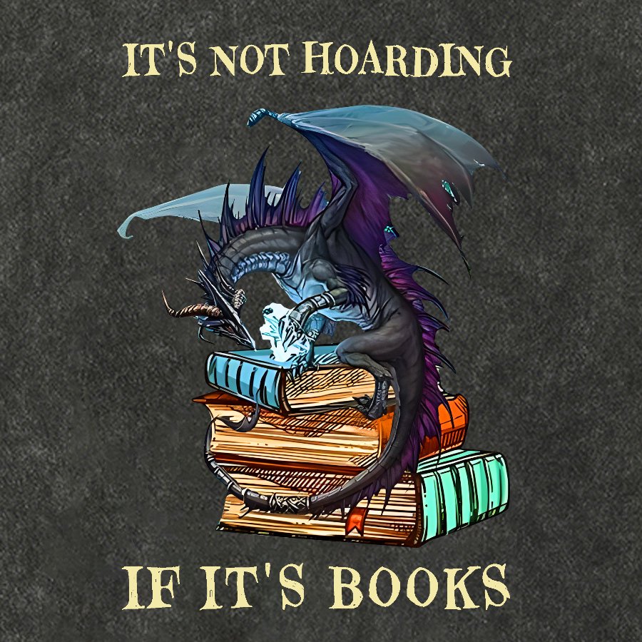 It's Not Hoarding If It's Books Vintage Distressed T-shirt