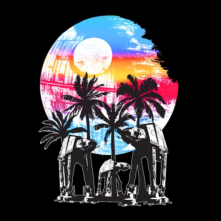 Robot Summer Assault Geek T-Shirt