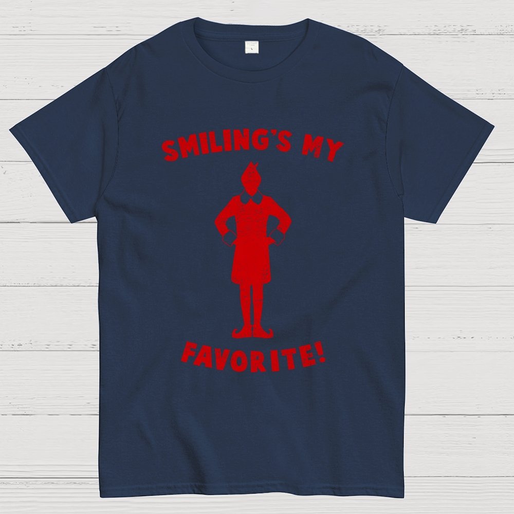 Smiling's My Favorite Geek T-Shirt