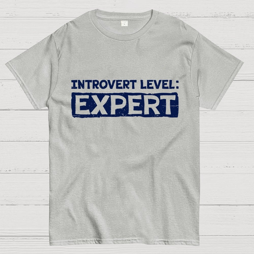 Introvert Level Expert Geek T-Shirt