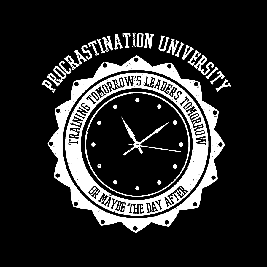 Procrastination University Geek T-Shirt