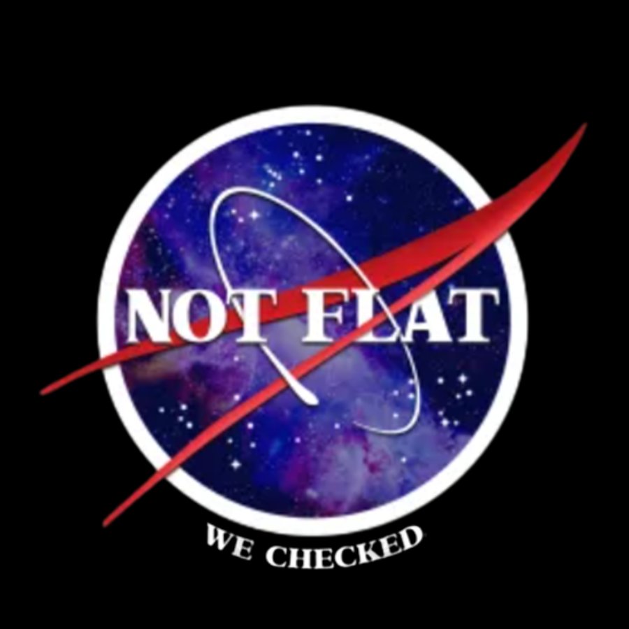 Not Flat Science Nerd Washed Long Sleeve Tee