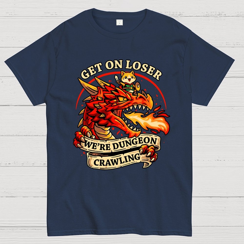 Dungeon Crawling Dragon Geek T-Shirt