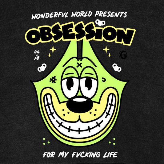 Obsession! Sarcasm Vintage Distressed Hoodie