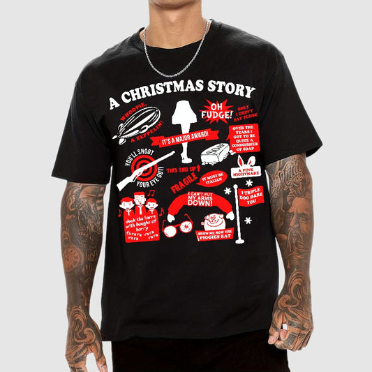 Christmas Story Quotes Geek T-Shirt