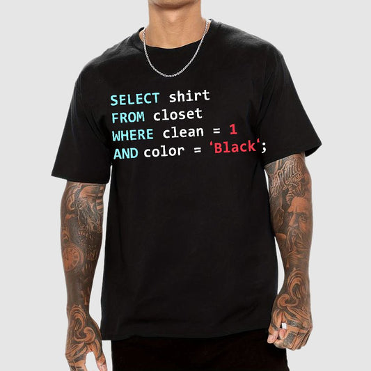 Programmer Database Geek T-Shirt