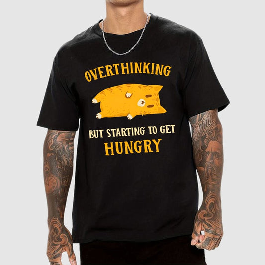 Overthinking But Getting Hungry Geek T-Shirt