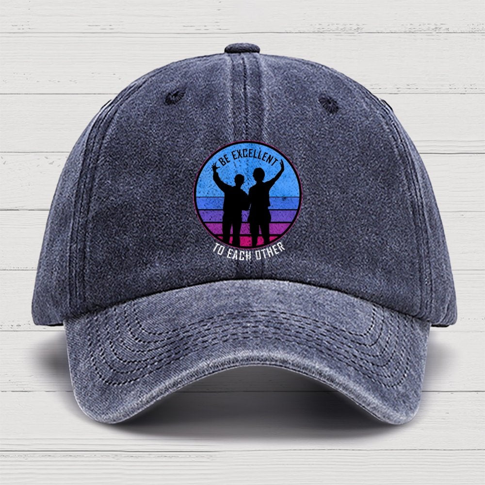 Be Excellent To Each Other 80s Cotton Hat