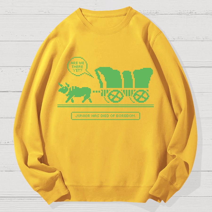 Oregon Road Trip Geek Cotton Sweatshirt
