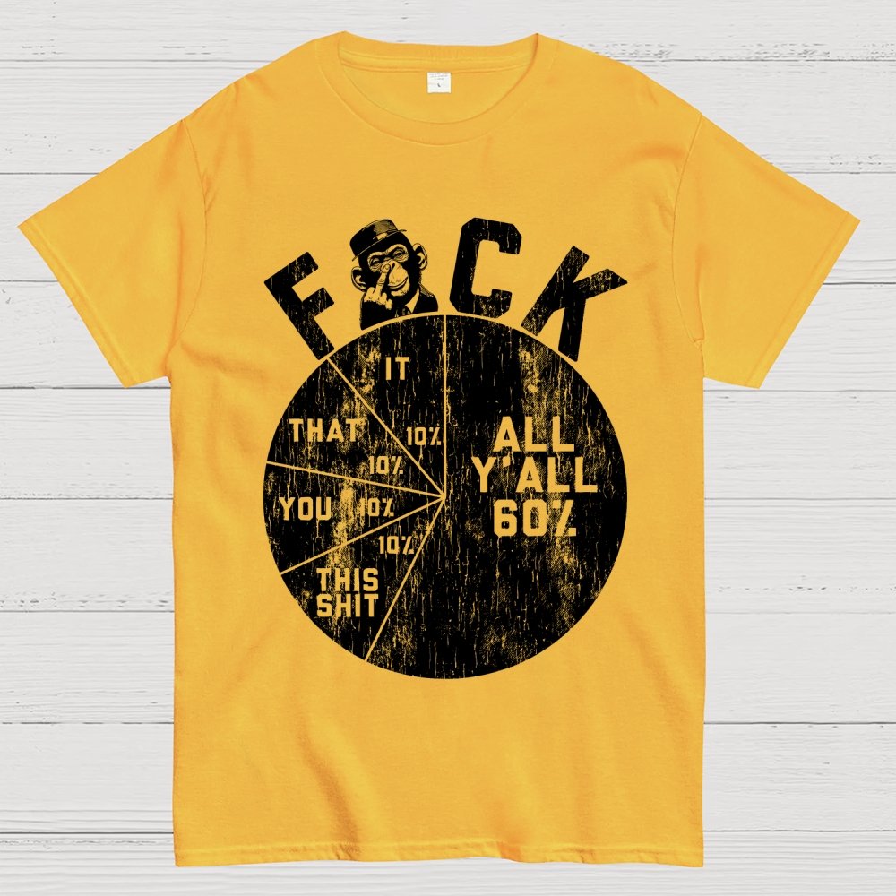 Sentiment Quantification Failure Pie Chart Geek T-Shirt